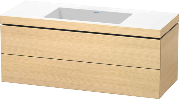 Combinazione lavabo Duravit Vero Air, in legno impiallacciato, larghezza 120 cm, altezza 50 cm, image number 0