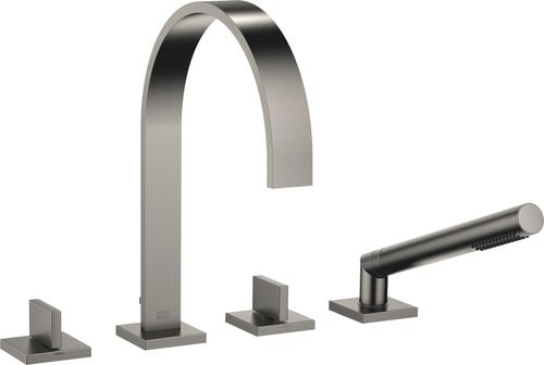 Garniture de remplissage Dornbracht Mem 4-trous Dark platine mat