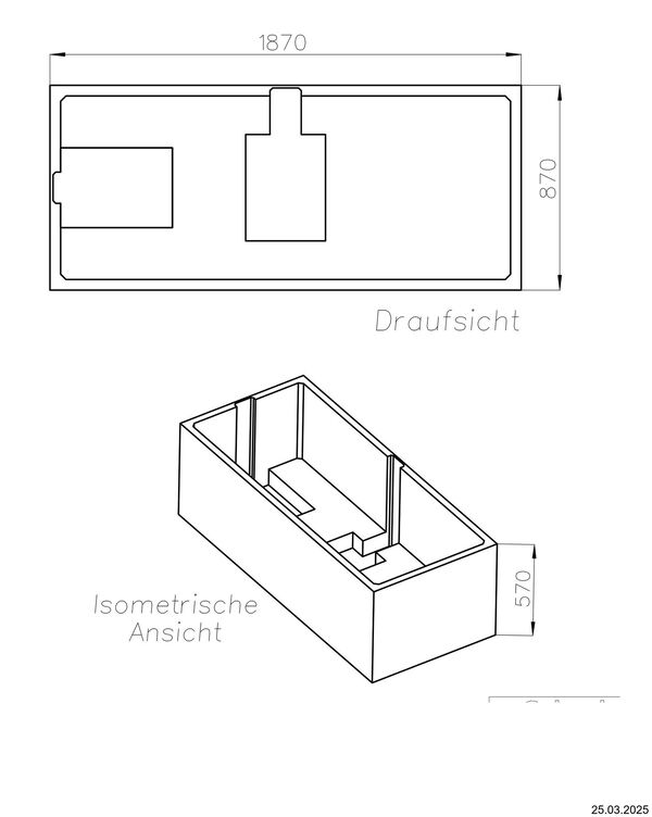 Badewannentr&auml;ger Schedel image number 1