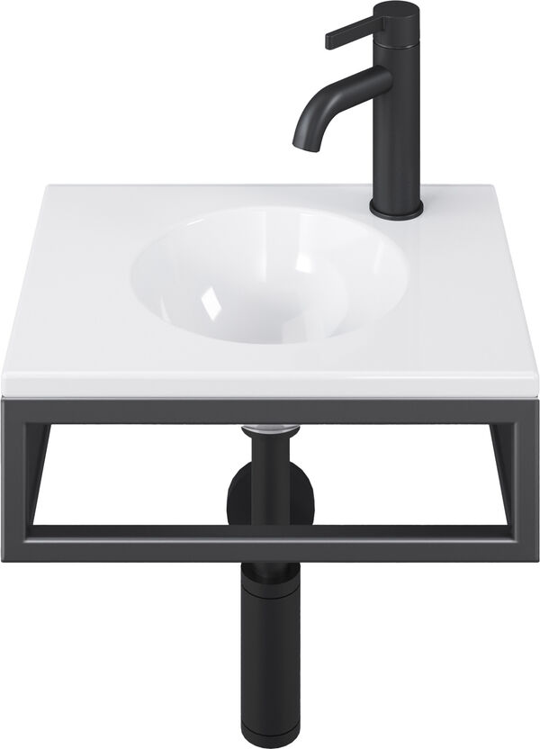 Auflegewaschtisch Schmidlin Orbis mini Frame Weiss Cleaneffekt image number 0