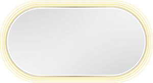 Specchio con illuminazione Euraspiegel Lucius LED larghezza 140 cm 