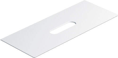 Abstellfl&auml;che Catalano Ceramic Top 125 x 50 cm Weiss matt Cleaneffekt