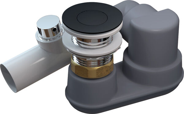 Garniture de baignoire Victoria + Albert Kit 36 IntelliDrain Noir mat image number 0