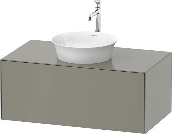 Meuble sous-lavabo Duravit White Tulip Stone grey mat image number 0