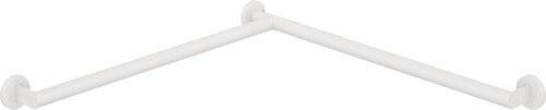 Barre d'appui d'angle Hewi 900 Blanc mat