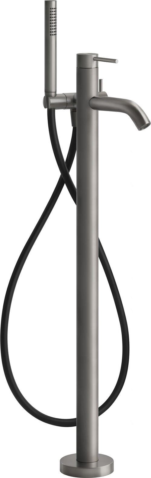 Bademischer Gessi 316, &frac12;" - Standmodell Steel brushed Flessa