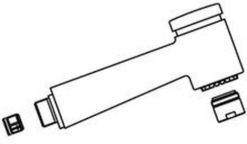 Doccetta estraibile Laufen Citypro Cromato