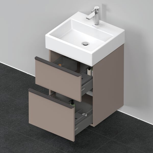 Meuble sous-lavabo Duravit D-Neo Basalte mat image number 3
