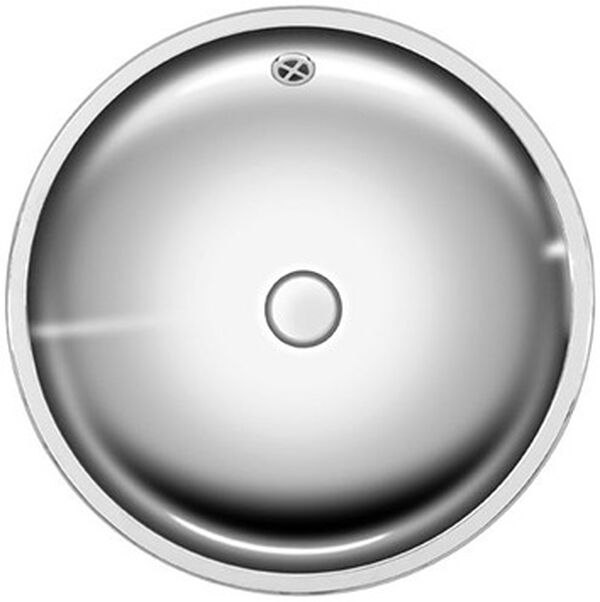 Einbauwaschtisch KWC Rondo RNDH 420 hochglanz innen und aussen image number 0