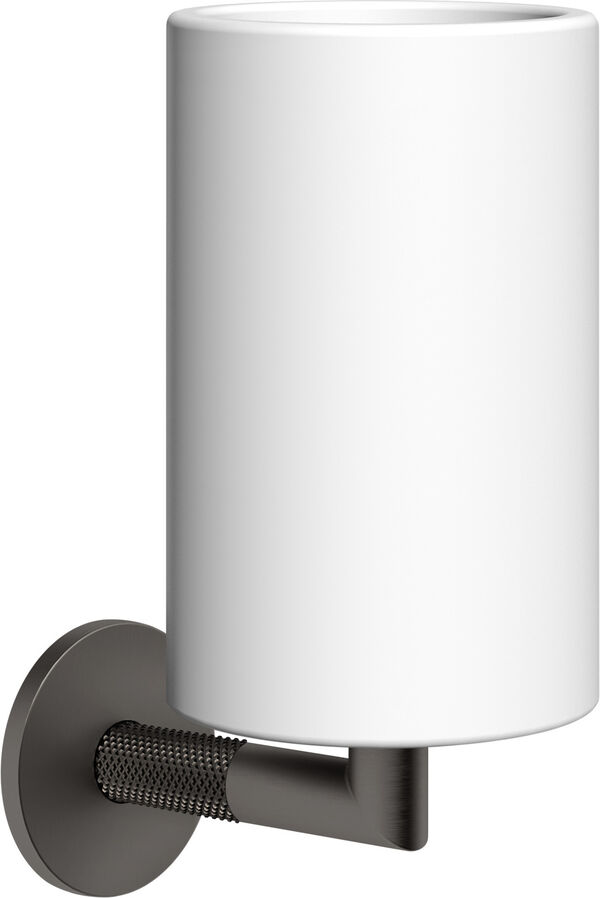 Glashalter Gessi Anello Black metal brushed image number 0