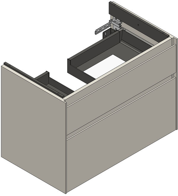 Meuble sous-lavabo Alterna meda S Blanc premium image number 0