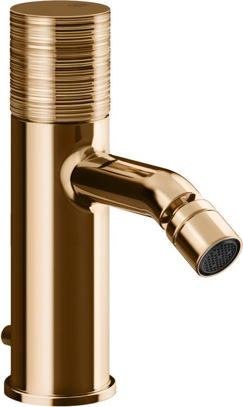 Bidetmischer Gessi Habito Warm bronze PVD Trame