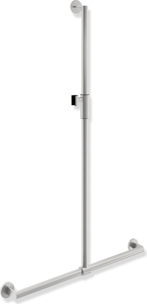 Duschhandlauf Hewi 900, 1250 x 765 mm, Ø 32 mm, mit verschiebbarer Brausehalterstange und image number 0