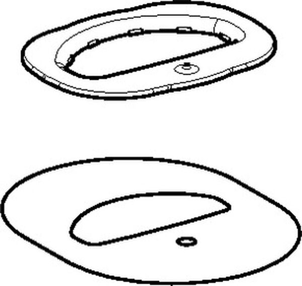 Bague de fixation Geberit CleanLine50 image number 0