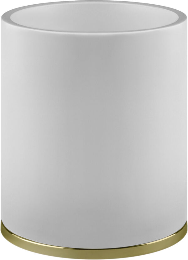 Contenitore per rifiuti Gessi Anello, &Oslash; 180 x 240 mm, bianco image number 0