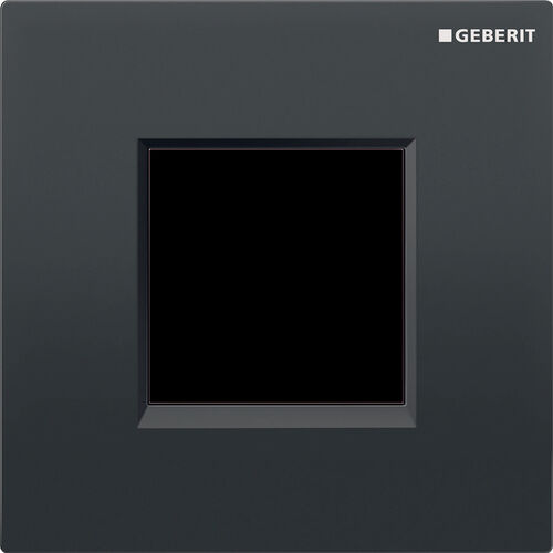 Urinoirsteuerung Geberit Typ20 square Schwarz/Glanz/Schwarz