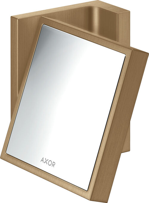 Miroir de rasage Axor Universal Rectangular Brushed bronze