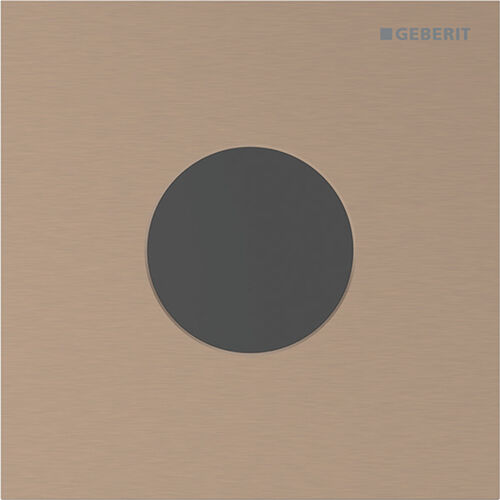 Comando per orinatoio Geberit HyTronic IR Typ40 round Oro rosso Rivestimento easy-to-clean