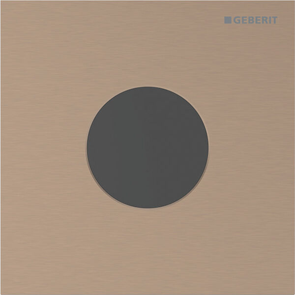 Commande urinoir Geberit HyTronic IR Typ40 round Or rouge Rev&ecirc;tement easy-to-clean image number 0