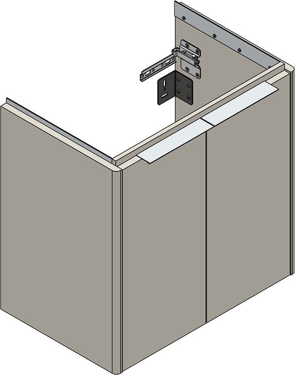 Meuble sous-lavabo Alterna pro S Blanc premium image number 0