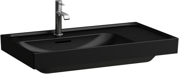 Waschtisch Laufen Meda 80 x 46 cm Schwarz matt image number 0