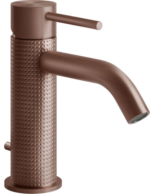 Miscelatore monocomando Gessi 316, piletta di scarico, bocca fissa, s 123 mm, versione con image number 0
