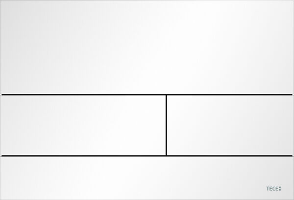 Plaque de d&eacute;clenchement Tece Square II Blanc mat image number 0