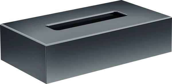 Distributeur de mouchoirs en papier Axor Universal Circular Polished black chrom image number 0
