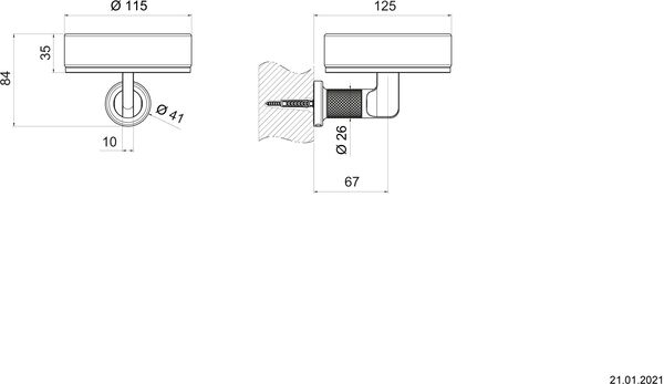 Seifenhalter Gessi Inciso Gold optic image number 1