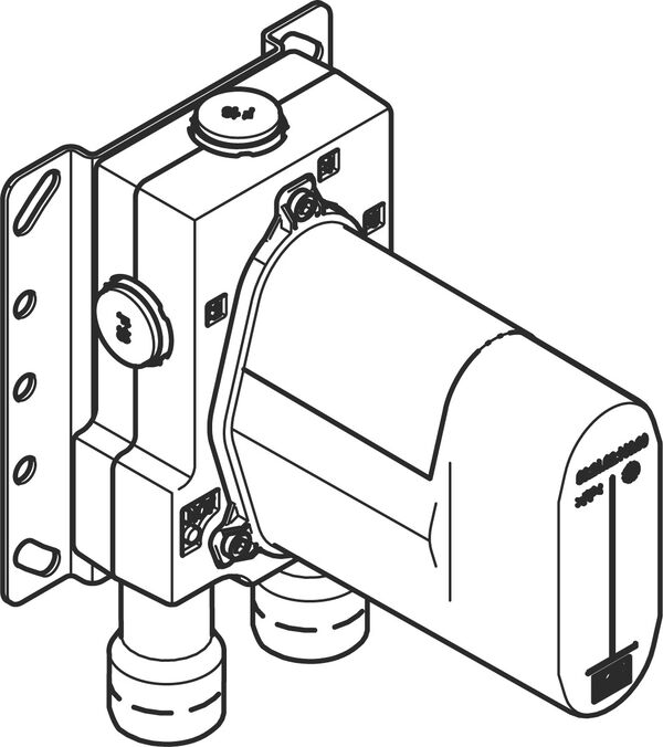 Einbaukörper Dornbracht Thermostat 2 Anschlüsse ½" image number 0