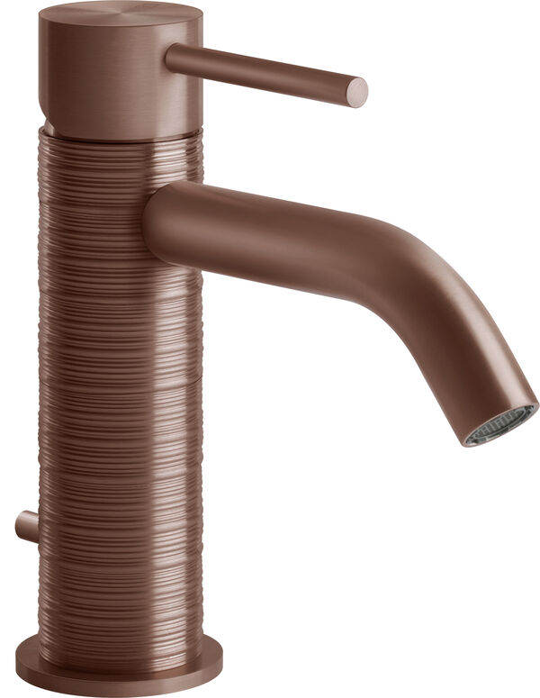 Miscelatore monocomando Gessi 316, piletta di scarico, bocca fissa, s 123 mm, versione con image number 0