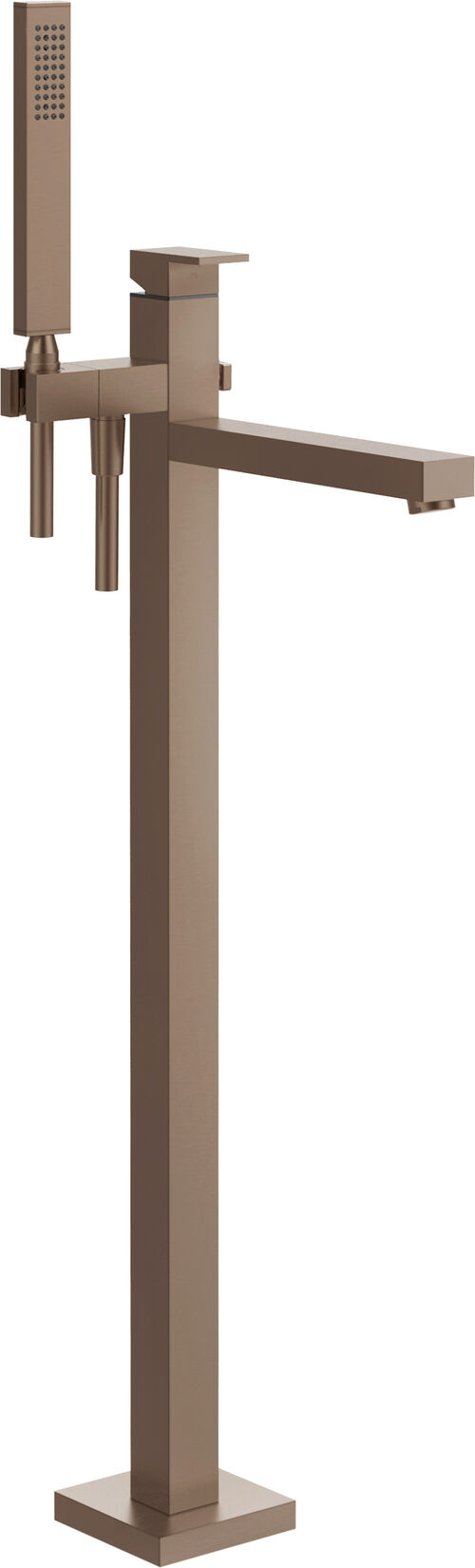 Bademischer Gessi Rettangolo-Standmodell Copper brushed