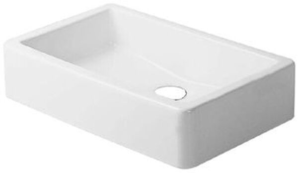 Lavabo d'appoggio Vero 60 x 38, altezza 13 cm senza foro per rubinetteria senza troppopieno image number 0