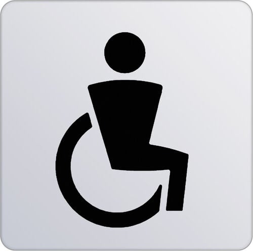 Türschild Keuco Plan Verchromt