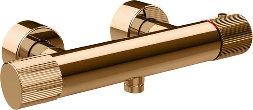 Miscelatore da doccia Gessi Habito Warm bronze PVD Rigato
