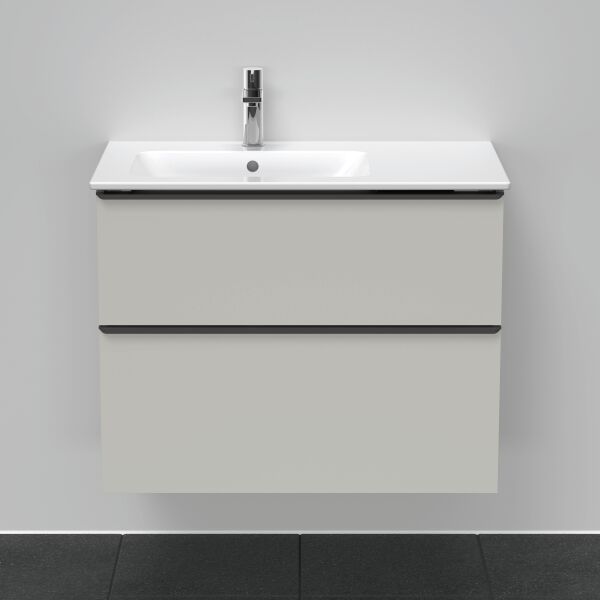 Waschtischmöbel Duravit D-Neo betongrau matt image number 2