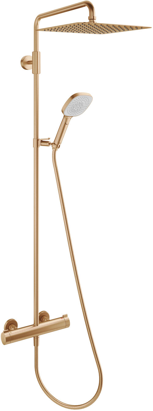 Duschensystem KWC Design Brushed copper PVD