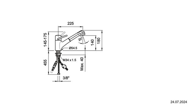 Sp&uuml;ltischmischer Laufen Class Verchromt image number 1