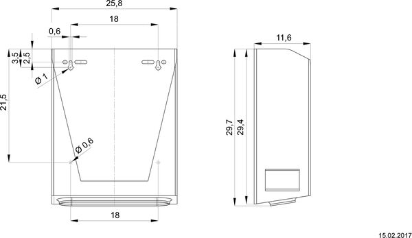 Papierhandtuchspender Armatron Edelstahl matt image number 1