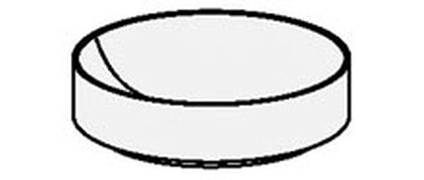 Lavabo d'appoggio Alterna Amide, &Oslash; 38,5 cm, altezza 10,4 cm, Corian, senza piano per rubinetteria, image number 0