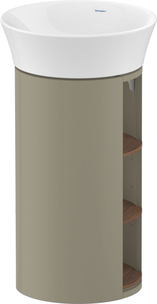 Meuble sous-lavabo Duravit White Tulip Stone grey brillant
