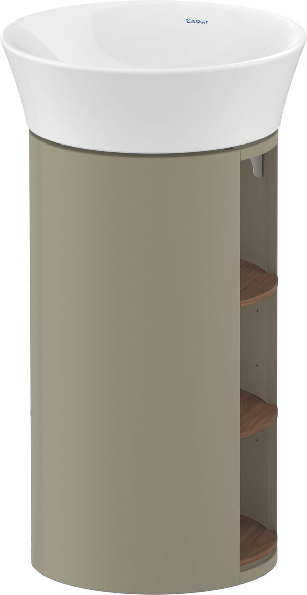 Meuble sous-lavabo Duravit White Tulip Stone grey brillant image number 0