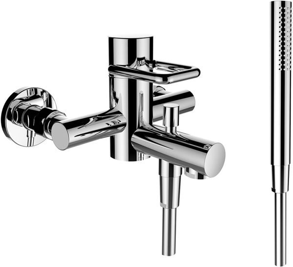 Bademischer Laufen Twin verchromt image number 0