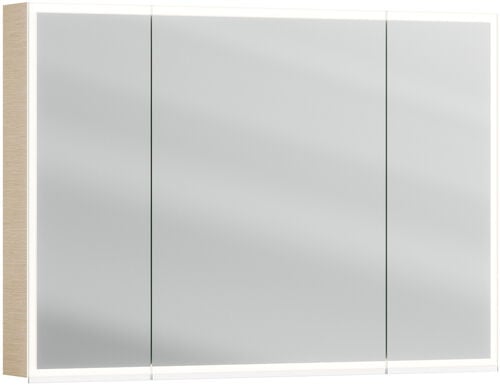 Armoire de toilette Alterna luuna LED plus Light oak Couleur de lumi&egrave;re r&eacute;glable en continu 2700-6500 K