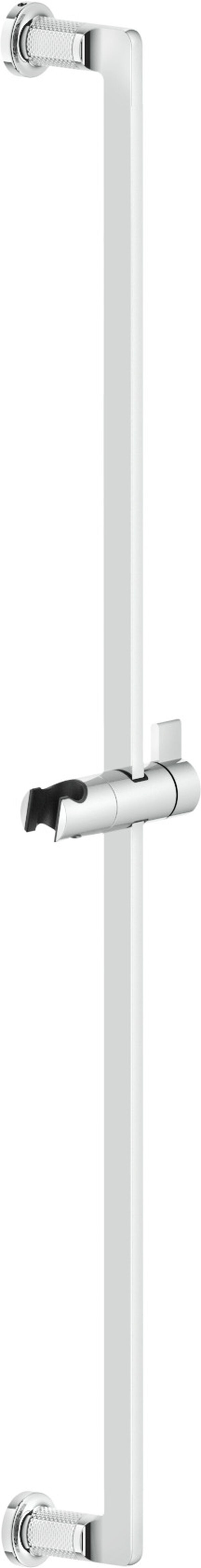 Asta per doccia Gessi Inciso, lunghezza 80 cm, supporto snodabile, leva d'arresto, rosette rotonde image number 0