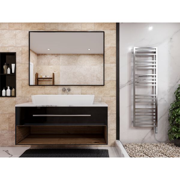 Badheizk&ouml;rper Zehnder Quaro Spa Verchromt Heizpatrone rechts image number 1