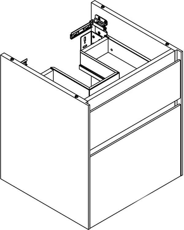 Waschtischmöbel Alterna dinea plus, Breite 48,4 cm Höhe 55 cm Tiefe 45,1 cm image number 0