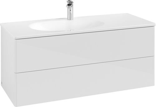 Waschtischmöbel Villeroy & Boch Antao Weiss hochglanz