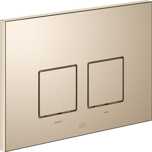 Placca di comando Dornbracht oro chiaro