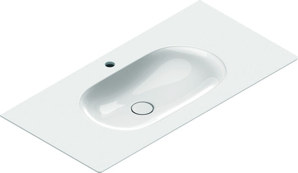 Lavabo Catalano Sfera 100 x 50 cm, senza troppopieno con foro per rubinetteria image number 0